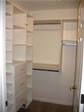 Specially designed closet shelves were built into the master bedroom of this Monmouth County, Monmouth Beach, NJ home 